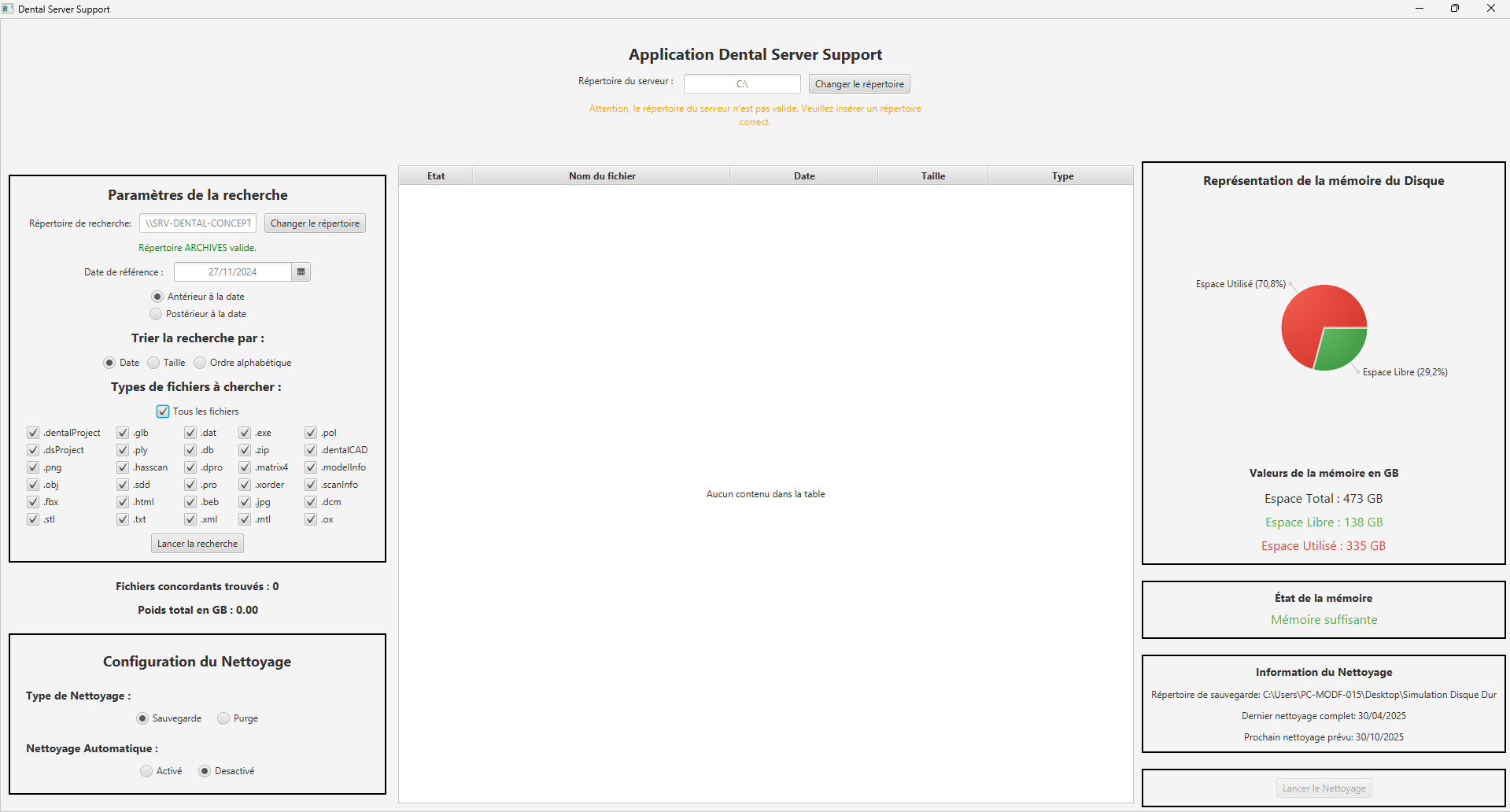 Dental Server Support