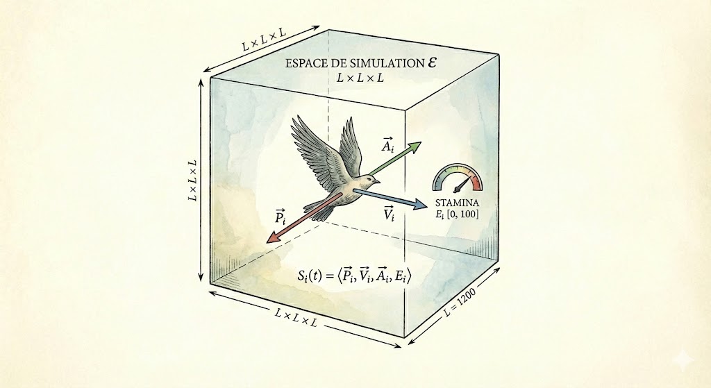 Simulation de Nuées d'Oiseaux